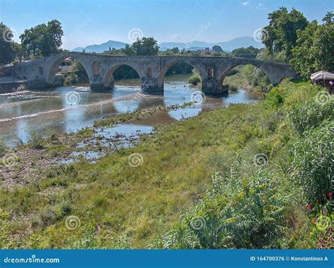 Bridge Old of Arta City Greece in Summer Season Stock Photo - Image of ...