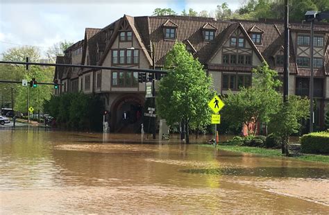 Friday Asheville River Corridors Flood Prompting Road Closures The