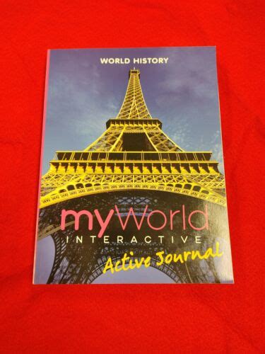 My World Interactive Active Journal World History Workbook Ebay