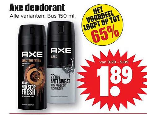 Axe Deodorant Aanbieding Bij Dirk 1Folders Nl