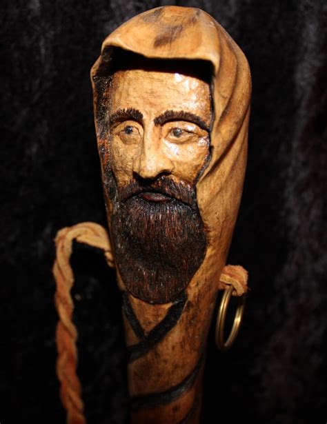 Hand Carved Walking Stick By Natureworx On Etsy Hand Carved Walking