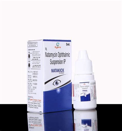 Allopathic Natakick Natamycin 5 Eye Drops Packaging Type Box