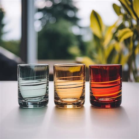 Premium Ai Image Colorful Shot Glasses For Parties And Gatherings