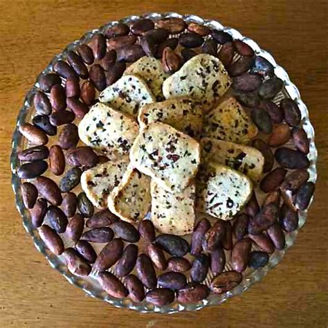 Cacao Nibs Butter Cookies Recipe