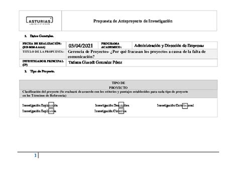 Caso Practico U Anteproyecto Seminario De Investigacion Pdfcoffee