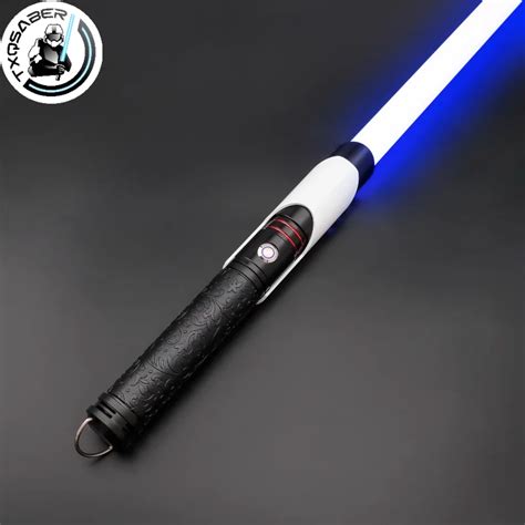 Txqsaber Neo Pixel Heavy Dueling Lightsaber Rgb Laser Sword Metal Hilt