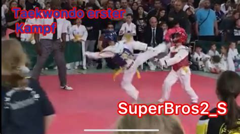 Mein Erster Kampf Taekwondo Tkd Superbros S Youtube