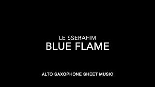 Le Sserafim Blue Flame By JL Hoja