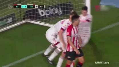 Estudiantes vs Lanús por el Torneo de la Liga Argentina 2022 el gol