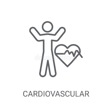 Icono Del Sistema Cardiovascular Logotipo De Moda Co Del Sistema