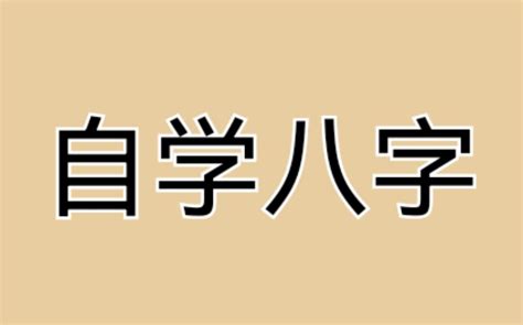 自学八字 100课 哔哩哔哩