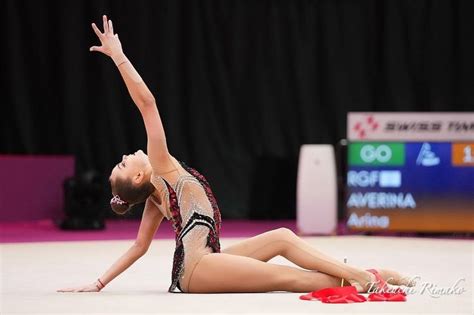 Arina Averina Russia Ribbon Final Wc Kitakyushu Japan