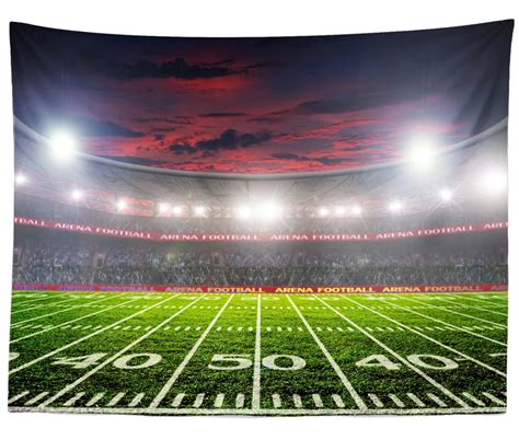 Snapklik.com : Football Stadium Tapestry 105Wx70H American Soccer Field ...