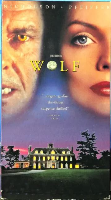 Wolf Vhs 1995 Untertitel Jack Nicholson Michelle Pfeiffer Eur 342