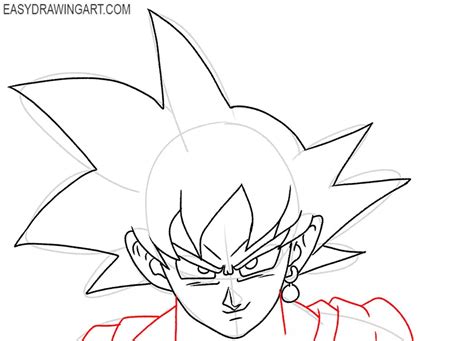 How to Draw Goku Face - Easy Drawing Art