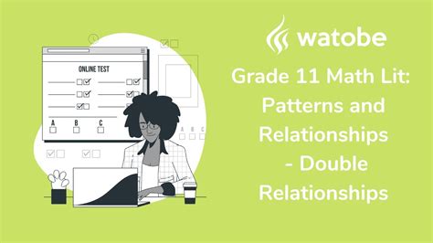 Grade 11 Patterns And Relationships Math Literacy Double Relationships Youtube