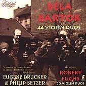 B La Bartk 44 Violin Duos Robert Fuchs 20 Violin Duos CD Jan 1995