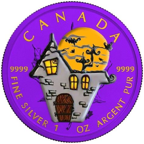 Canada Dollars Maple Leaf Halloween House Oz Coin Catawiki