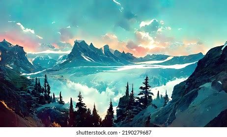 Landscape Art Background Mountains Hills Stock Vector (Royalty Free) 2205046941 | Shutterstock