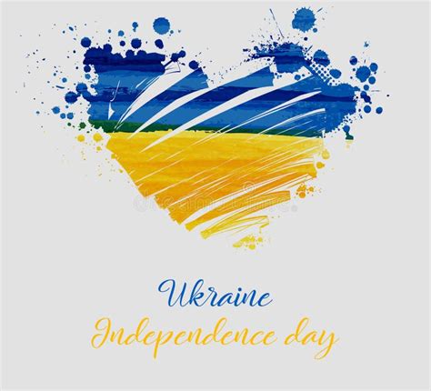 Ukraine Independence Day Background Stock Vector - Illustration of ...