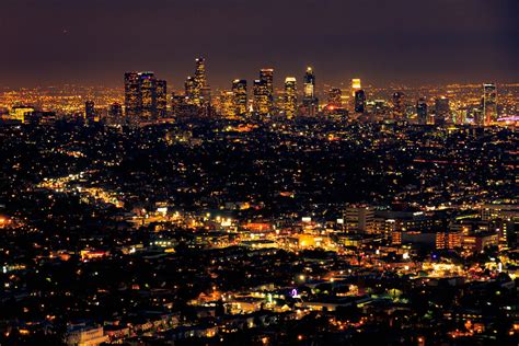 La Night Los Angeles At Night Seen From The Griffith Obser Flickr