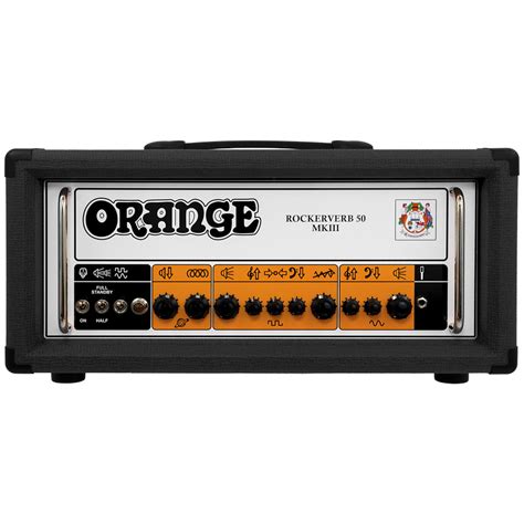 Orange Rockerverb 50h Mk Iii Bk Tête Ampli Guitare