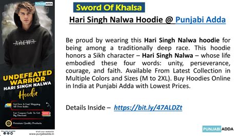 PPT - Sword of khalsa Sardar Hari Singh Nalwa Hoodie – Punjabi adda PowerPoint Presentation - ID ...