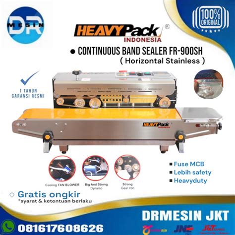 Jual Continuous Band Sealer Mesin Segel Plastik Fr Sh Stainless