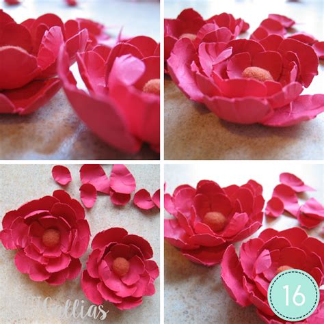 TUTORIAL Kwiaty Z Papieru Diy