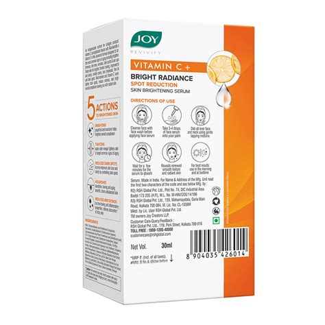 Joy Revivify Vitamin C Spot Reduction Skin Brightening Serum