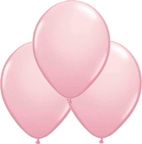 6 Luftballons in Rosa für Luft ca 30cm Ø von Folat