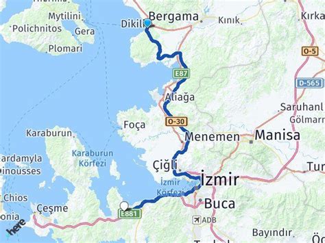 İzmir Dikili Urla İzmir Arası Kaç Km Kaç Saat Yol Tarifi