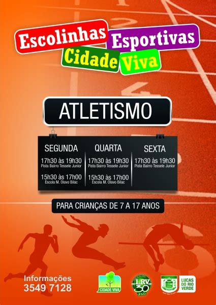 Inscrições para escolinhas esportivas estão abertas Prefeitura de