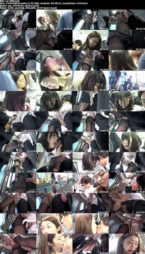 FileJoker Exclusive SW 609 Girls Employee S Black Pantyhose Tits In A Crowded Bus Gigin