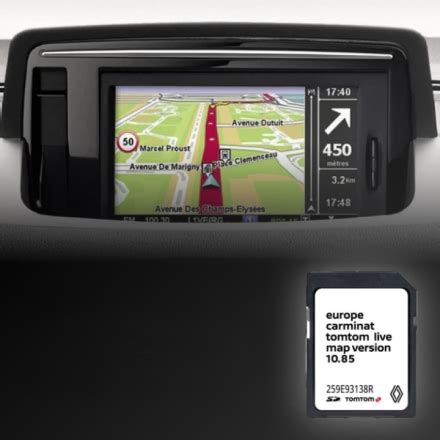 Renault Tomtom Live Carminat Navigation Sd Card Sat Nav Map