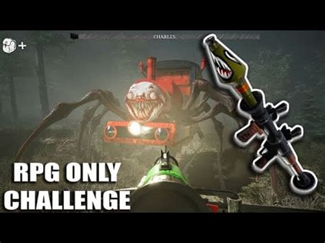 Choo Choo Charles Only Rocket Launcher Challenge Road To K Mr