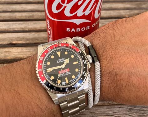 Seiko Nh Mod Coke Submariner Etsy