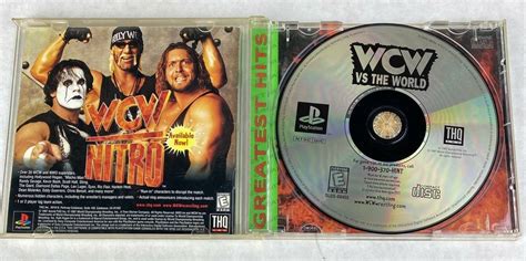 Wcw Vs The World For Sony Playstation Ps1 Greatest Hits Complete