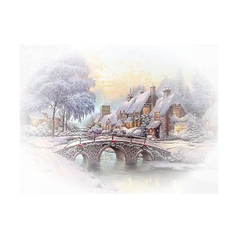 Snowy Landscape Painting