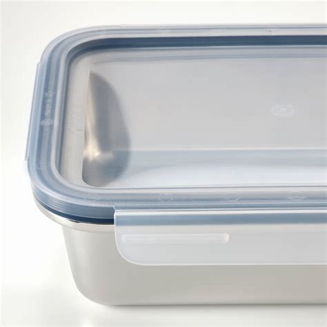 Ikea 365 Food Container With Lid Rectangular Stainless Steel Plastic 1 0 L Ikea Eesti