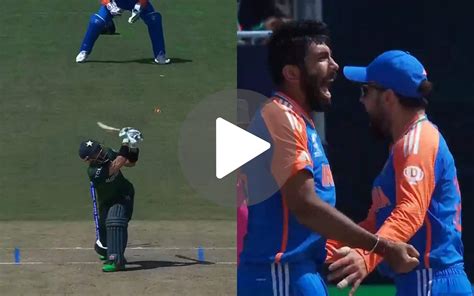 Watch Jasprit Bumrah Shows Rare Aggression After Castling Rizwan