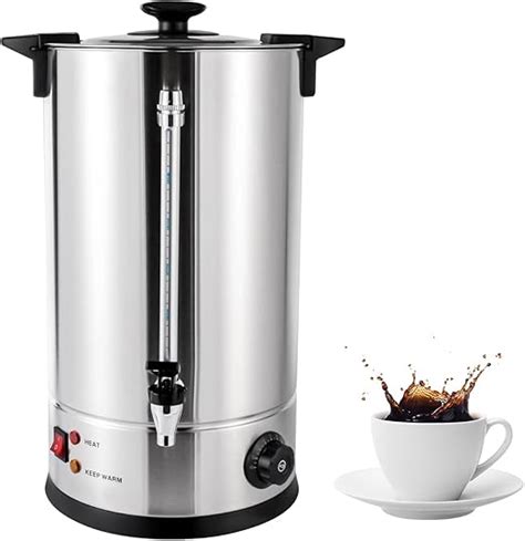 Amazon Commercial Coffee Urn Cup Stainless Steel Hot Beverage Dispenser Fast