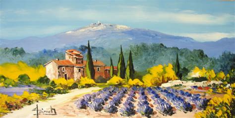 TABLEAU PEINTURE DE PROVENCE OIL PAINTING PROVENCE Christian Guinet