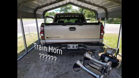 Train Horn Install On The Silverado Youtube