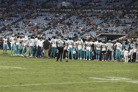 Daewood Davis Of Dolphins Carted Off Field After Collision Preseason