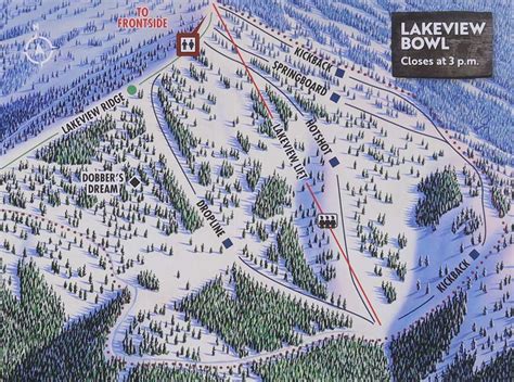 Brundage Mountain Ski Area Trail Map