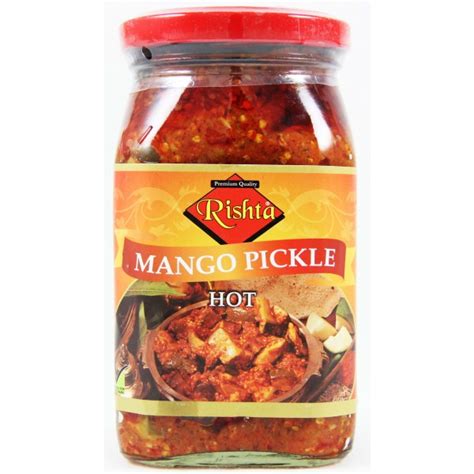 Rishta Mango Hot Pickle 400g International Wholesale Spices And Food Supplier