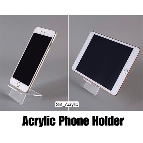 Jual Acrylic Phone Holder Phone Holder Bongkar Pasang Phone Holder