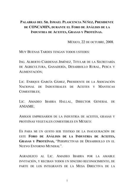 Ismael Plascencia Nuñez Promueve El Desarrollo De La Industria Aceitera