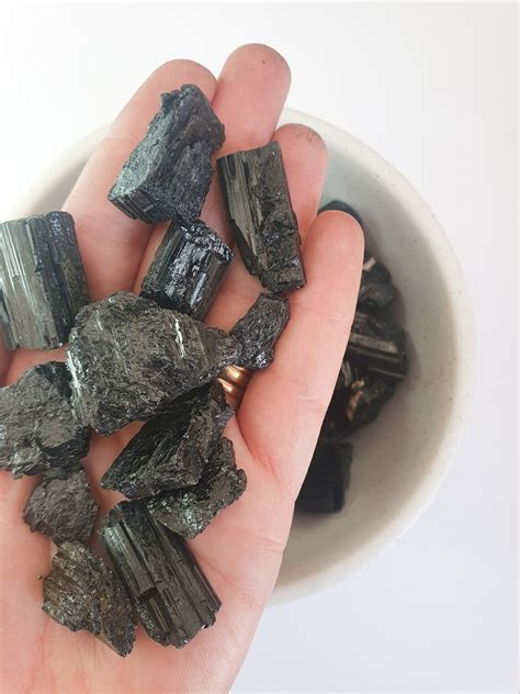 Raw Black Tourmaline Etsy